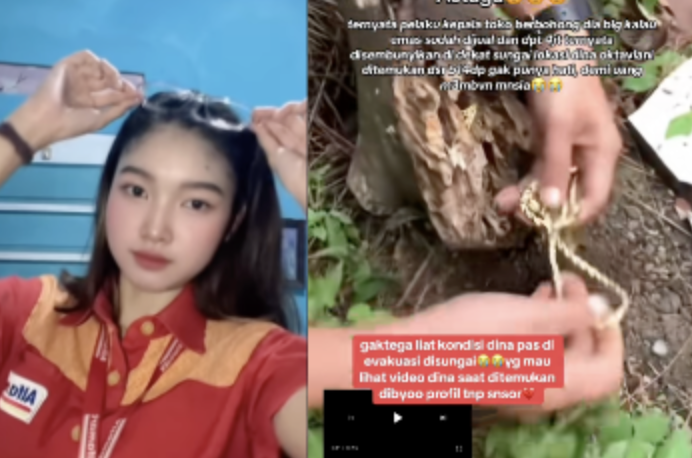 Viral Video Perhiasan Dina Oktaviani Disembunyikan dalam Batang Kayu Keropos, Benarkah?